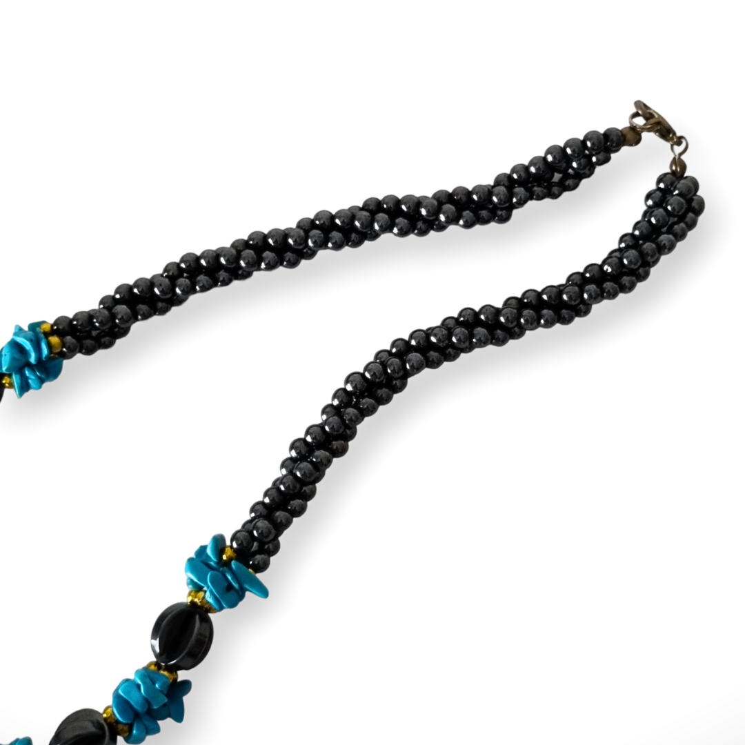 Collier hématite