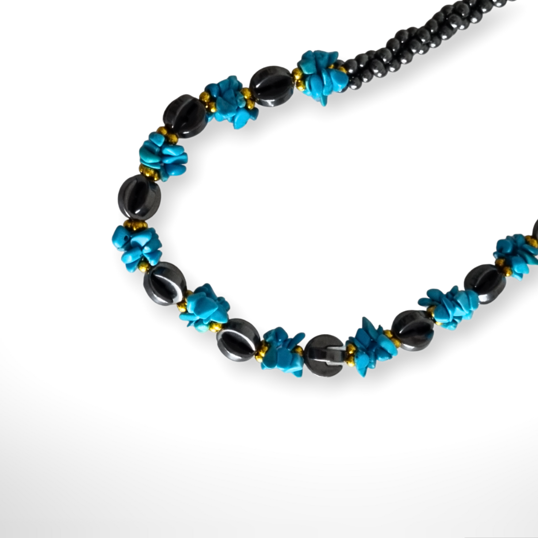 Collier hématite