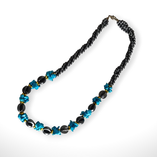 Collier hématite