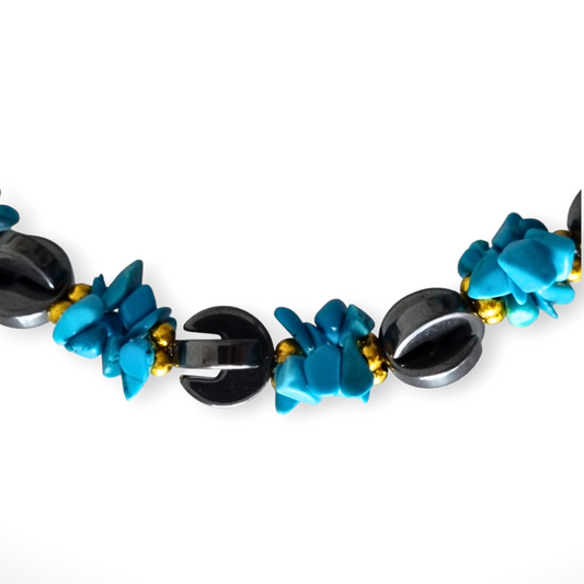 Collier hématite